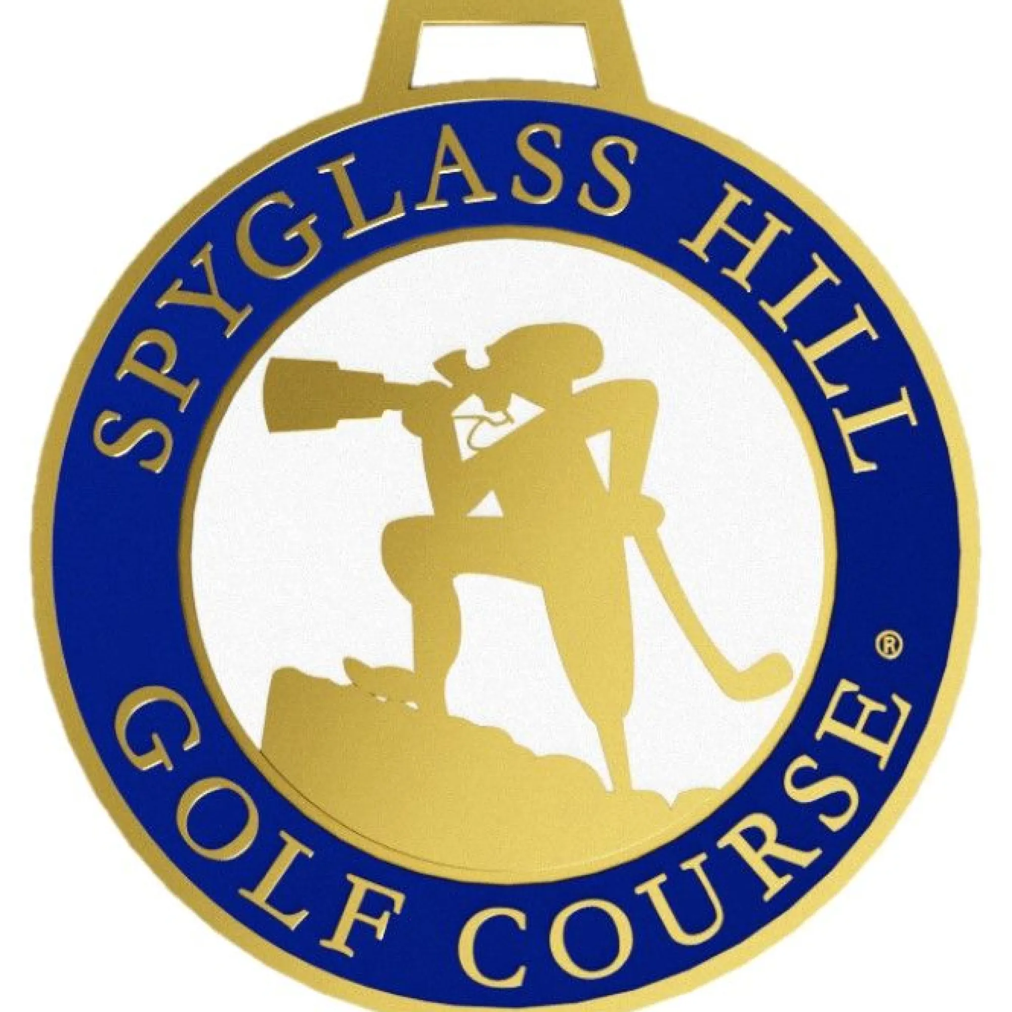 Pebble Beach Spyglass Hill Golf Course Bag Tag Outlet