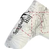 Pebble Beach Spyglass Hill Map Blade Putter Cover By Prg Fashion