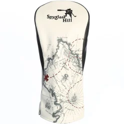 Pebble Beach Spyglass Hill Map Driver Headcover By Prg Sale