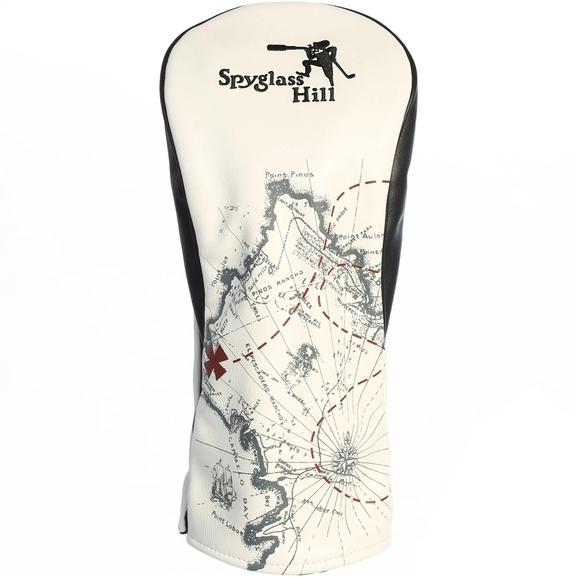 Pebble Beach Spyglass Hill Map Driver Headcover By Prg Sale
