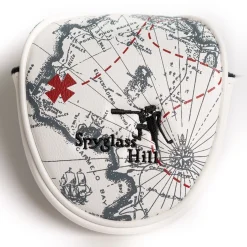 Pebble Beach Spyglass Hill Map Mallet Putter Cover New