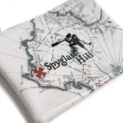 Pebble Beach Spyglass Hill Map Zipper Tote Bag By Prg Online