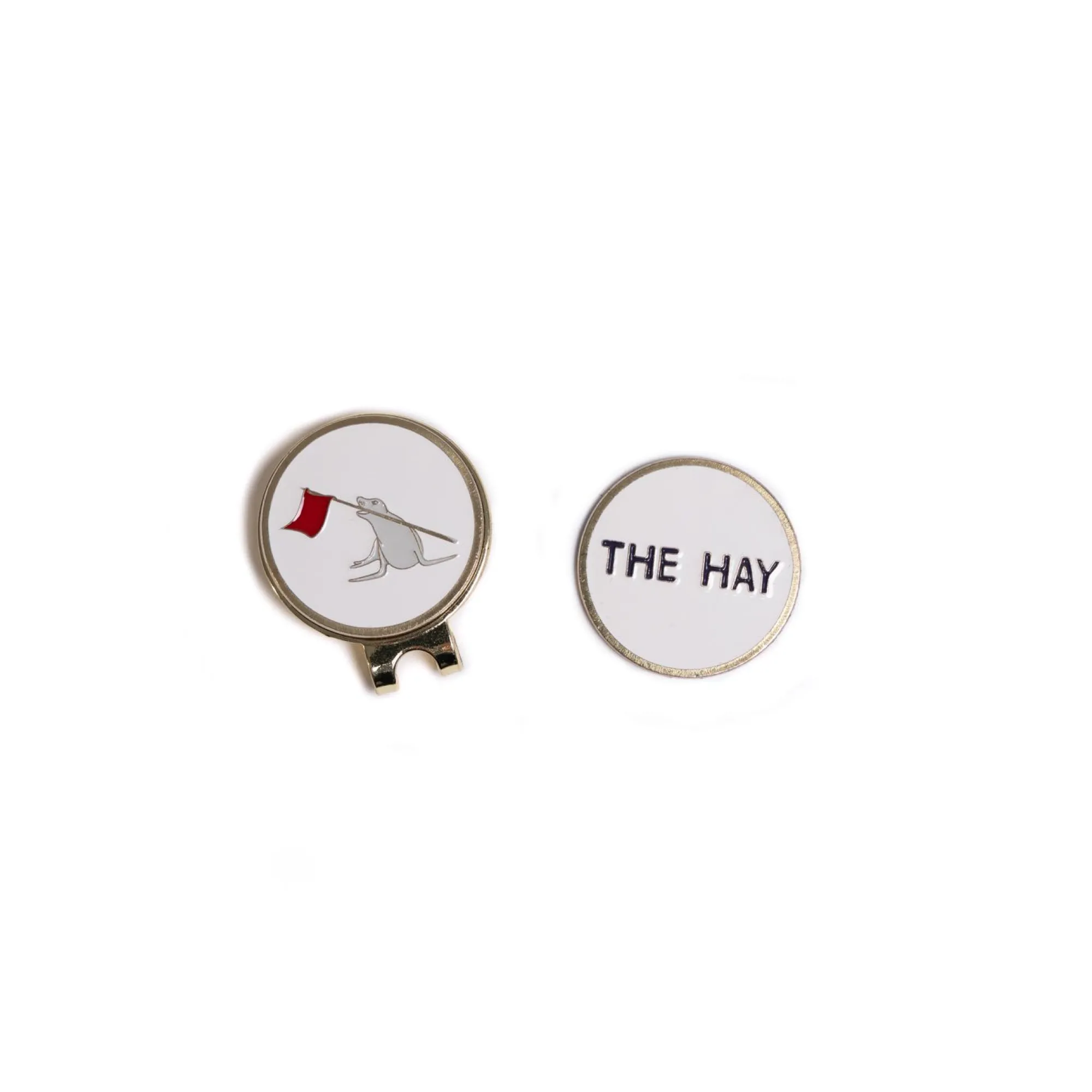 Pebble Beach The Hay Hat Clip & Ball Marker Set Clearance