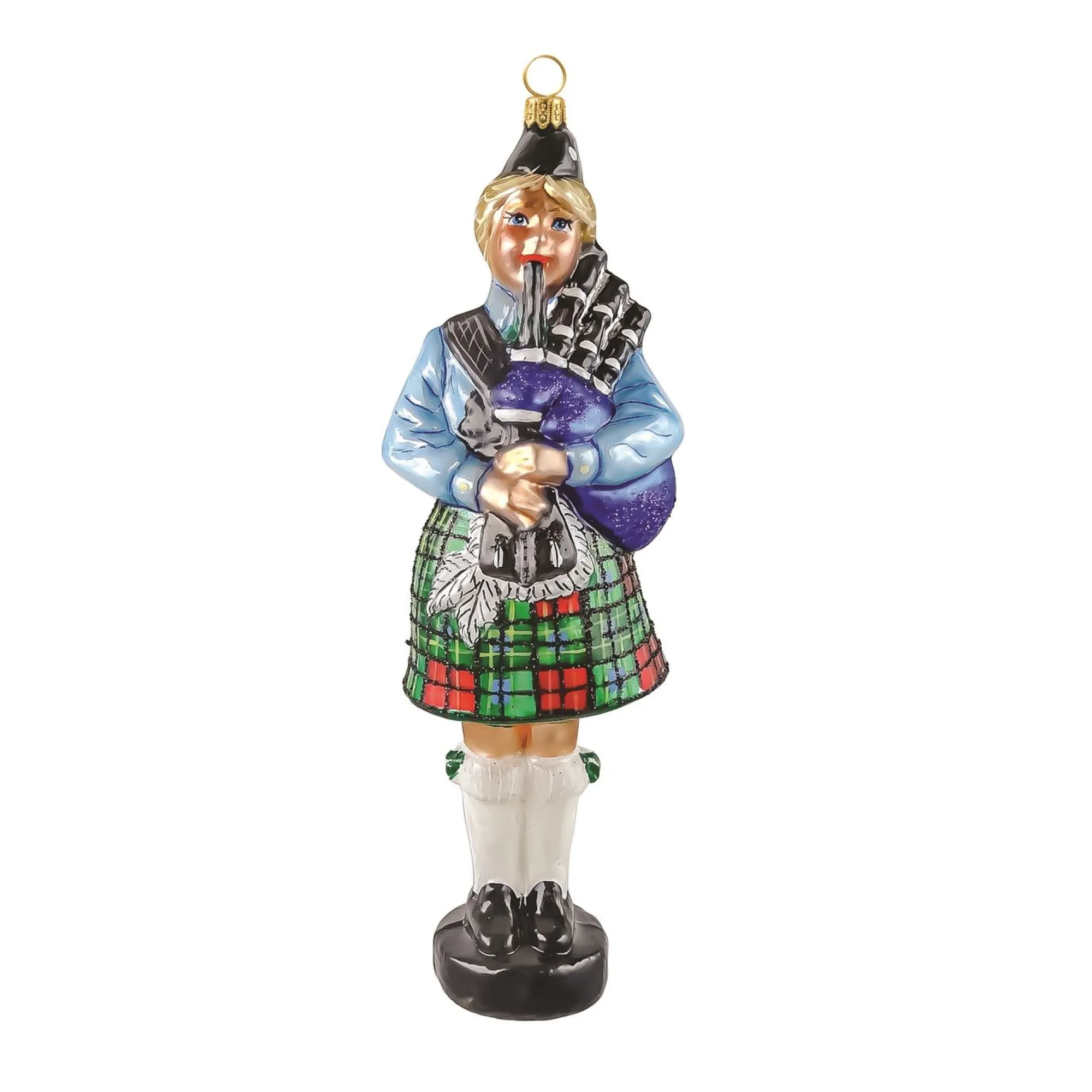 Pebble Beach The Links At Spanish Bay Collectible Female Bagpiper Ornament Hot